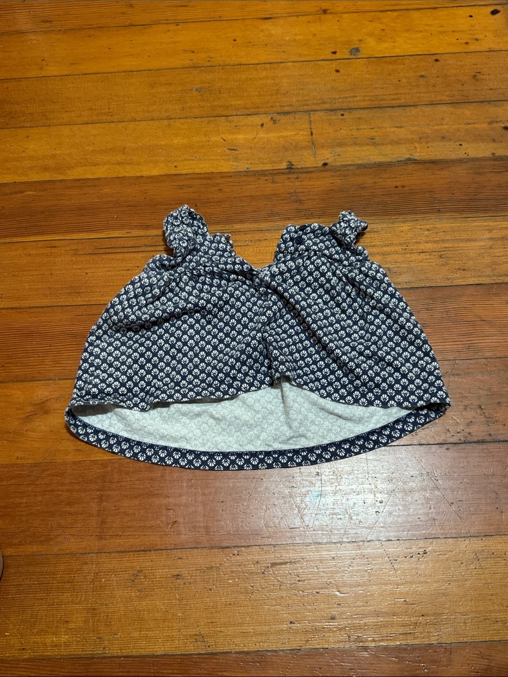 GAP Navy Blue Printed Girls Tank Top